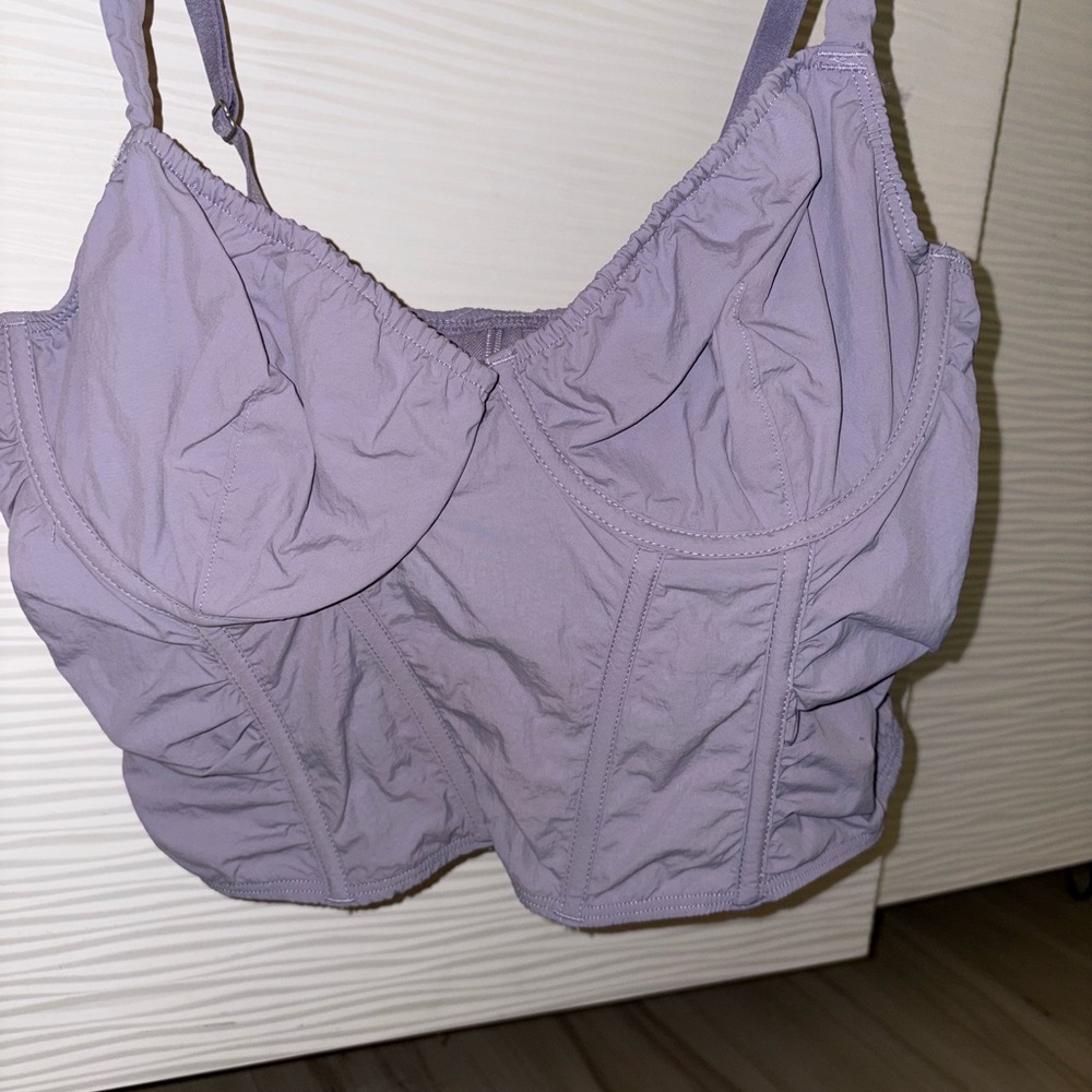 Lavender Women's corset tank
